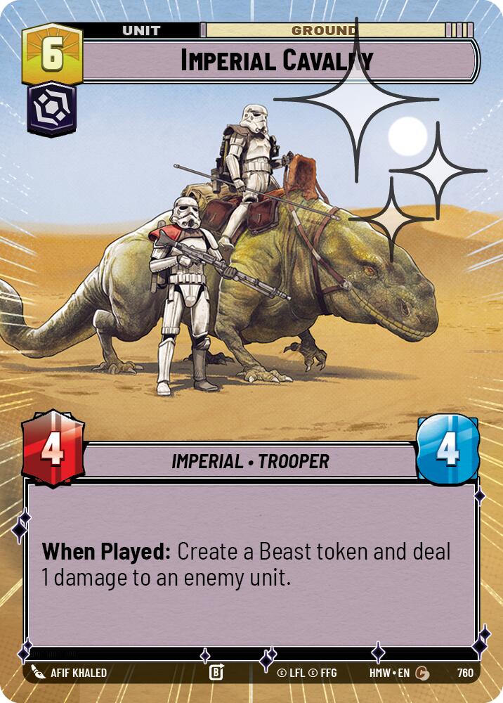 Imperial Cavalry (760) (Hyperspace Foil) (760) [Homeworlds] | Exor Games New Glasgow