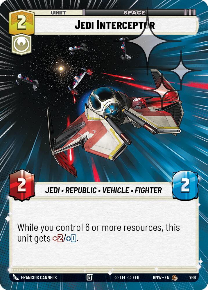 Jedi Interceptor (766) (Hyperspace Foil) (766) [Homeworlds] | Exor Games New Glasgow