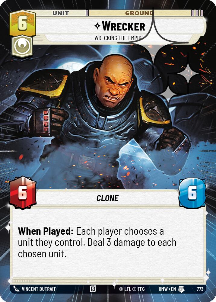 Wrecker - Wrecking the Empire (773) (Hyperspace Foil) (773) [Homeworlds] | Exor Games New Glasgow