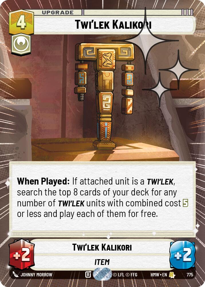 Twi'lek Kalikori (775) (Hyperspace Foil) (775) [Homeworlds] | Exor Games New Glasgow