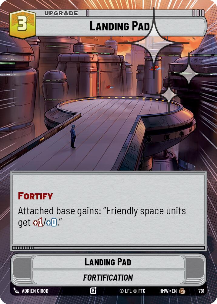 Landing Pad (781) (Hyperspace Foil) (781) [Homeworlds] | Exor Games New Glasgow