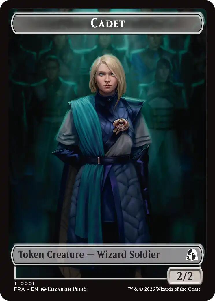 Cadet // Jace Double-Sided Token [Reality Fracture Tokens] | Exor Games New Glasgow
