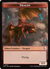 Dragon // Forest Tentacle Double-Sided Token [Reality Fracture Tokens] | Exor Games New Glasgow