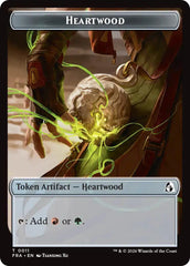 Heartwood // Thopter Double-Sided Token [Reality Fracture Tokens] | Exor Games New Glasgow