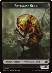 Phyrexian Germ // Phyrexian Beast Double-Sided Token [Foundations Commander Tokens] | Exor Games New Glasgow