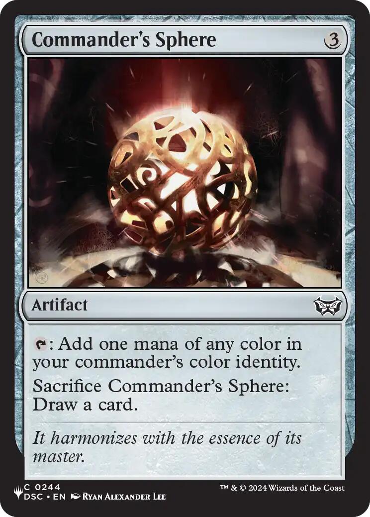 Commander's Sphere (DSC) [The List] | Exor Games New Glasgow