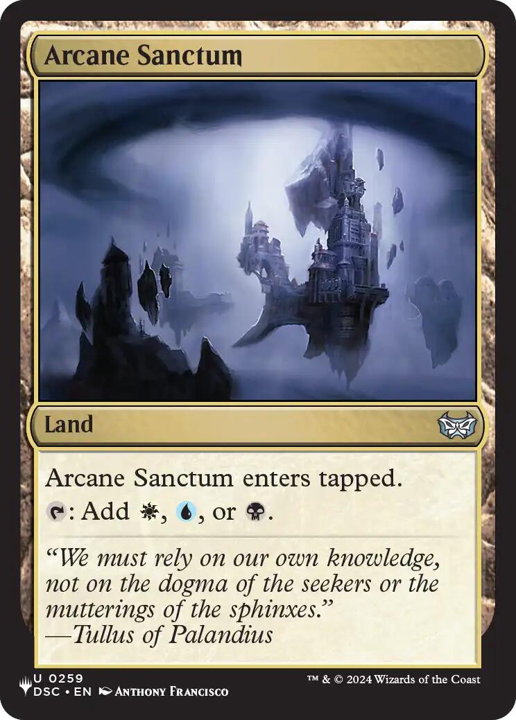 Arcane Sanctum (DSC) [The List] | Exor Games New Glasgow