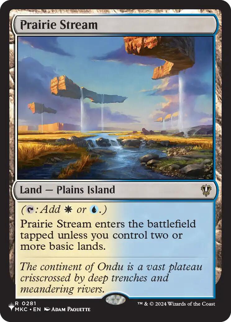 Prairie Stream [The List] | Exor Games New Glasgow