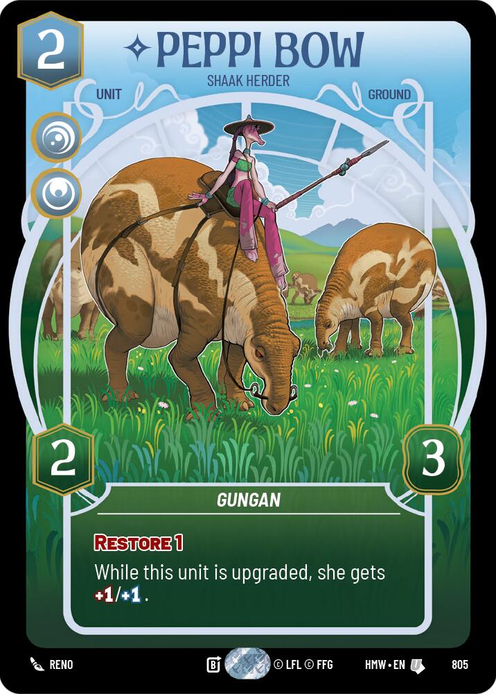 Peppi Bow - Shaak Herder (805) (Prestige) (805) [Homeworlds] | Exor Games New Glasgow
