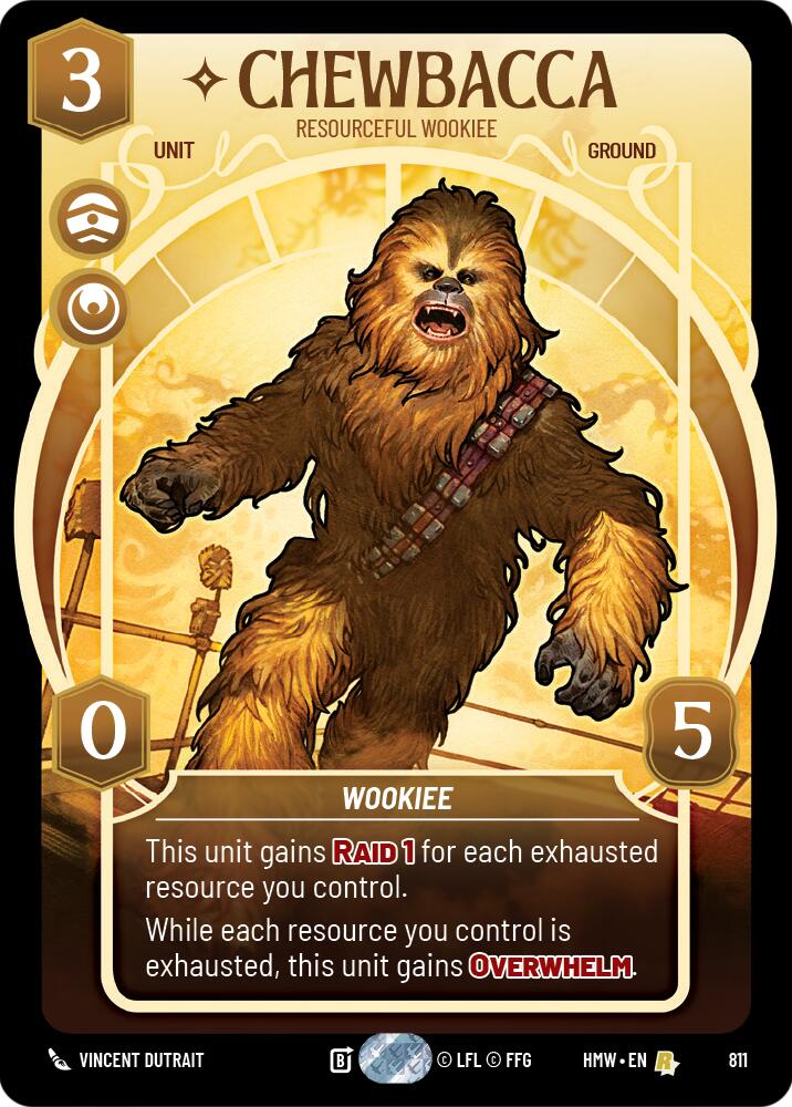 Chewbacca - Resourceful Wookiee (811) (Prestige) (811) [Homeworlds] | Exor Games New Glasgow