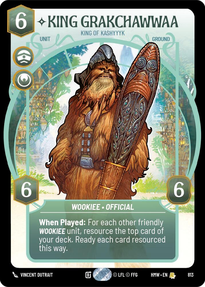 King Grakchawwaa - King of Kashyyyk (813) (Prestige) (813) [Homeworlds] | Exor Games New Glasgow