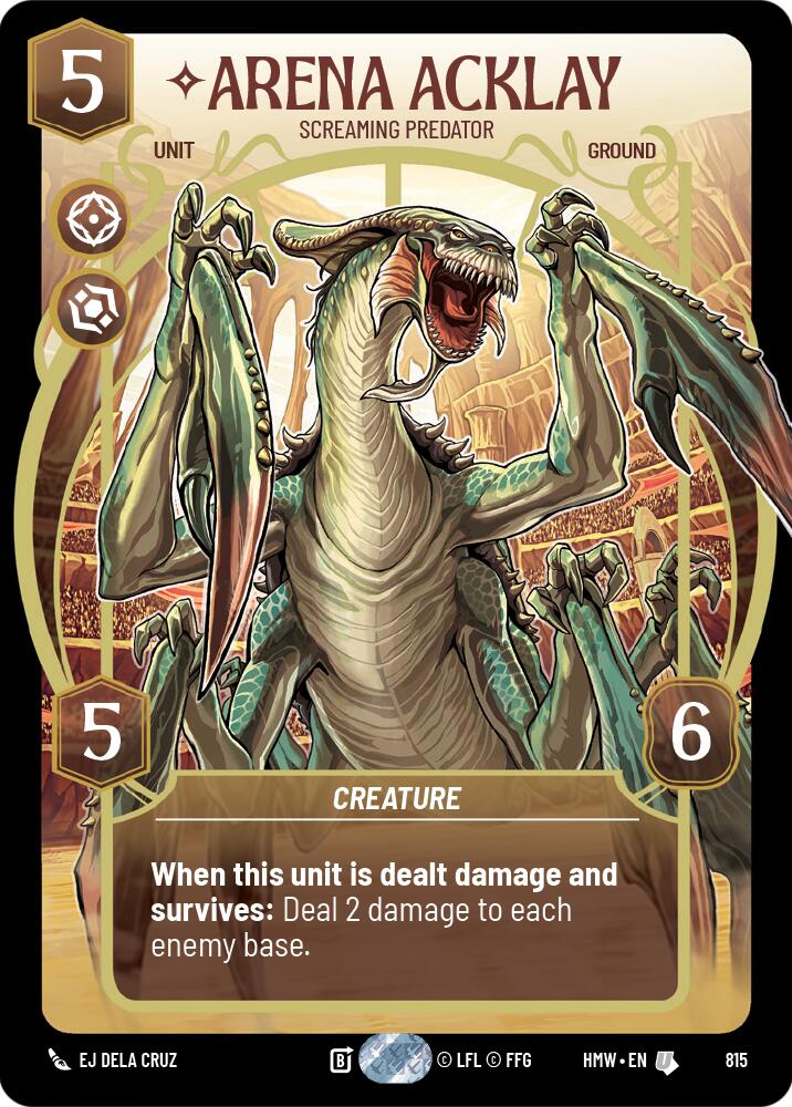 Arena Acklay - Screaming Predator (815) (Prestige) (815) [Homeworlds] | Exor Games New Glasgow