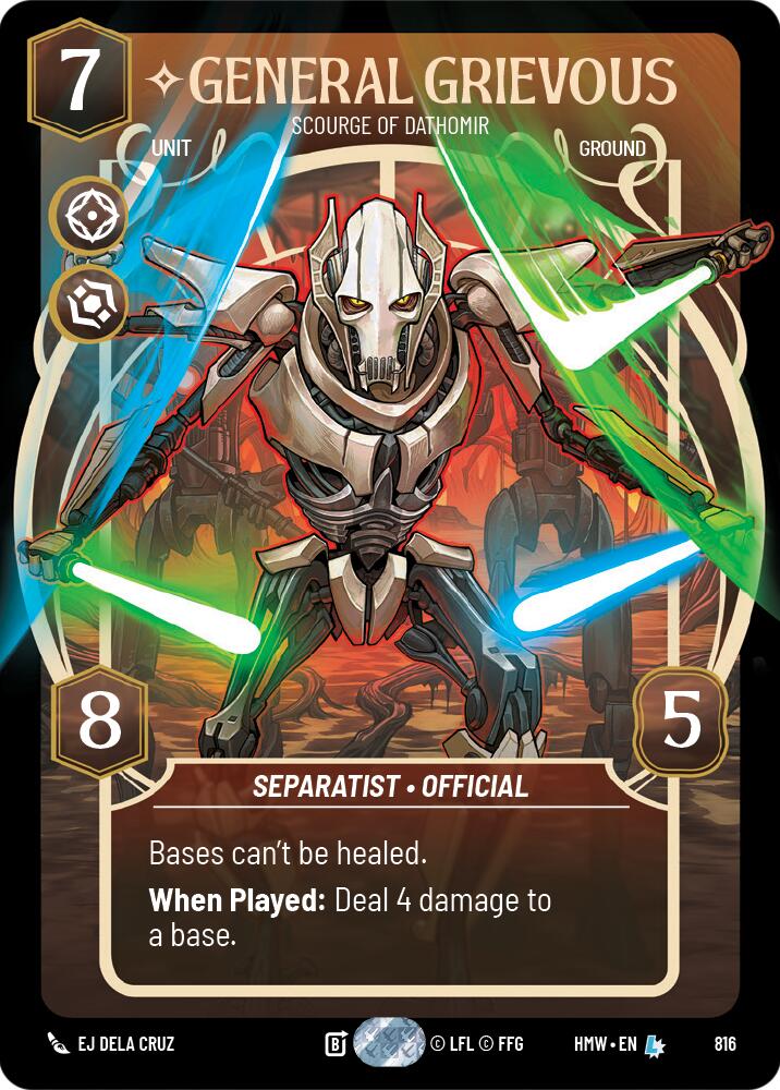 General Grievous - Scourge of Dathomir (816) (Prestige) (816) [Homeworlds] | Exor Games New Glasgow