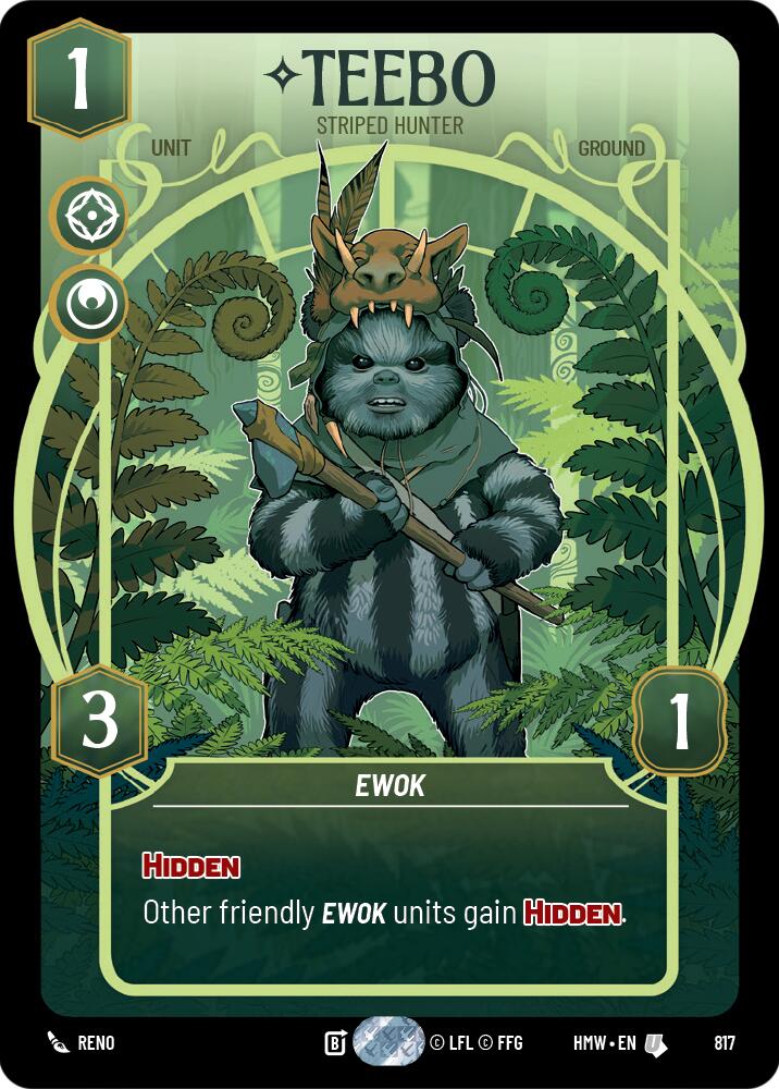 Teebo - Striped Hunter (817) (Prestige) (817) [Homeworlds] | Exor Games New Glasgow