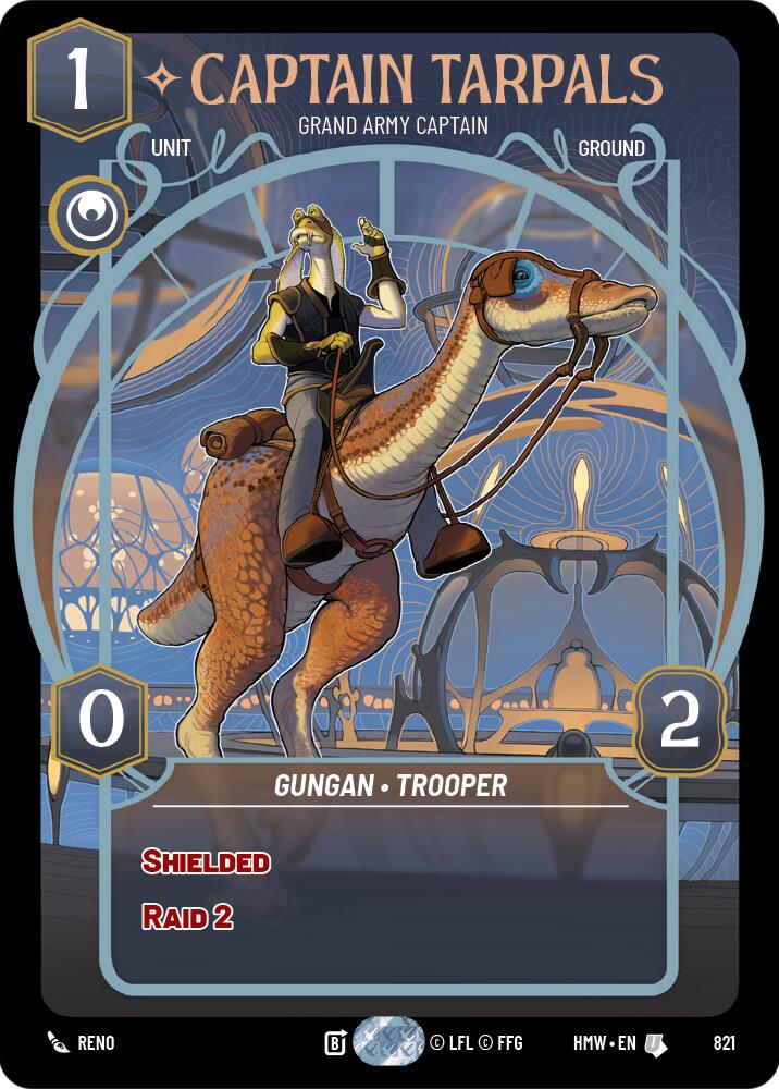 Captain Tarpals - Grand Army Captain (821) (Prestige) (821) [Homeworlds] | Exor Games New Glasgow