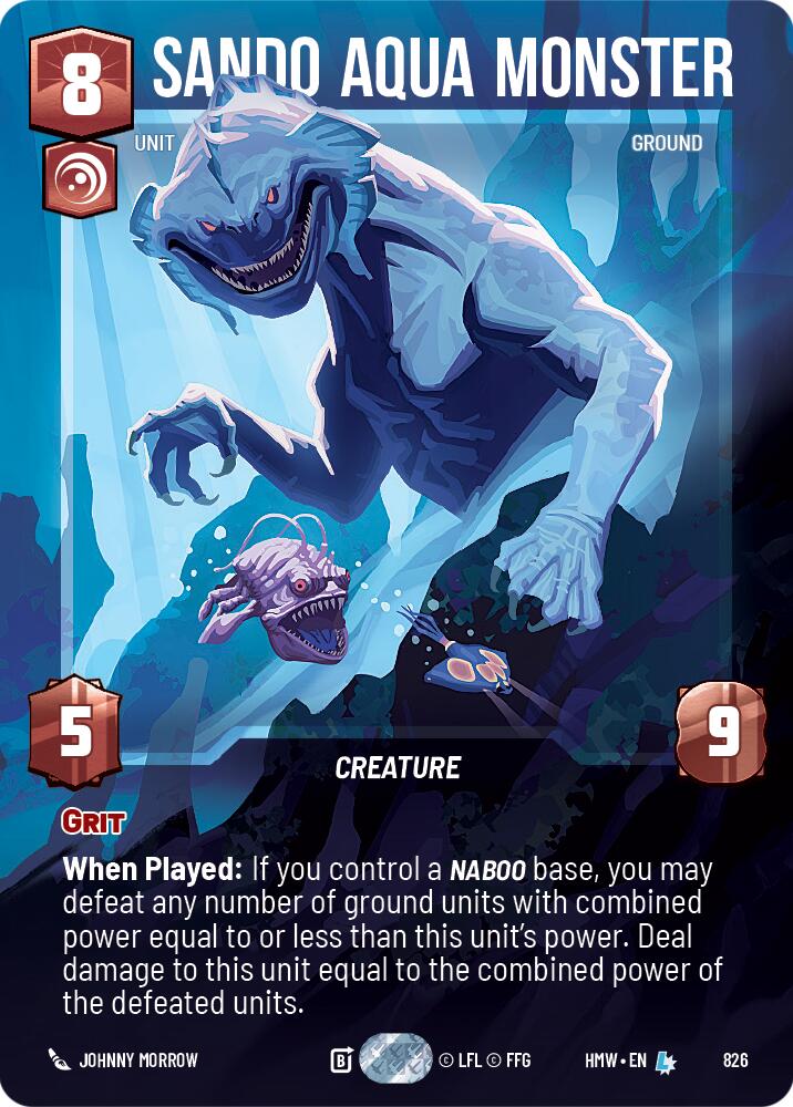 Sando Aqua Monster (826) (Prestige) (826) [Homeworlds] | Exor Games New Glasgow