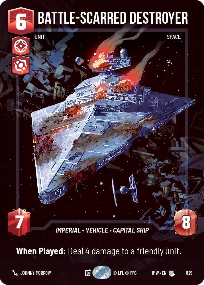 Battle-Scarred Destroyer (829) (Prestige) (829) [Homeworlds] | Exor Games New Glasgow