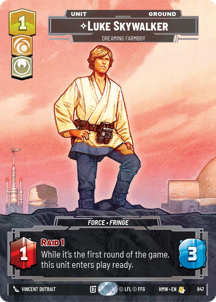 Luke Skywalker - Dreaming Farmboy (847) (Prestige) (847) [Homeworlds] | Exor Games New Glasgow