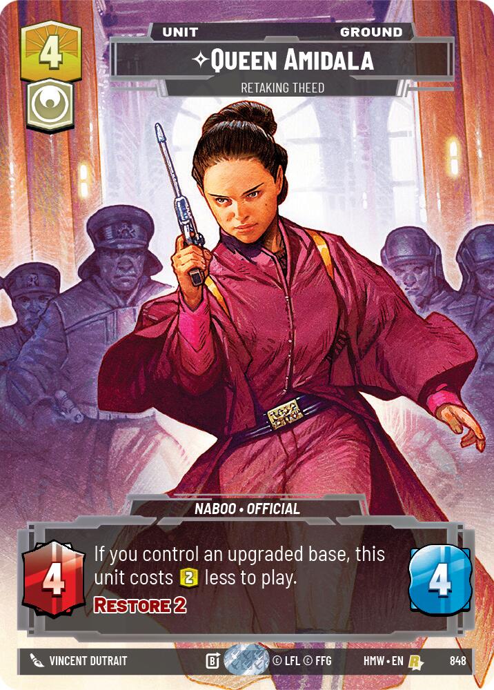 Queen Amidala - Retaking Theed (848) (Prestige) (848) [Homeworlds] | Exor Games New Glasgow
