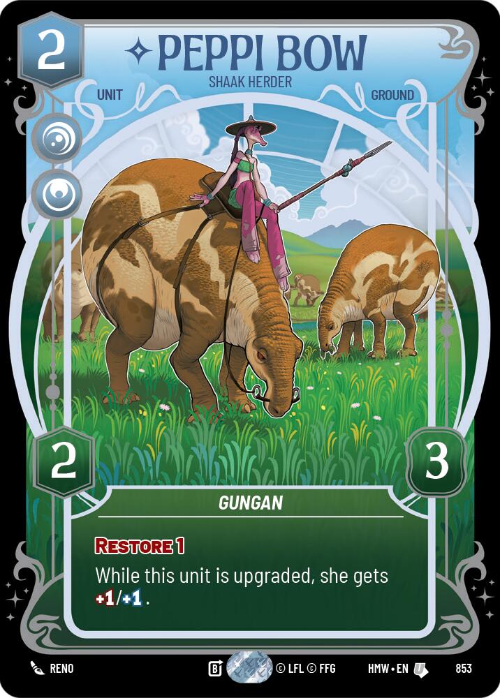 Peppi Bow - Shaak Herder (853) (Prestige Foil) (853) [Homeworlds] | Exor Games New Glasgow