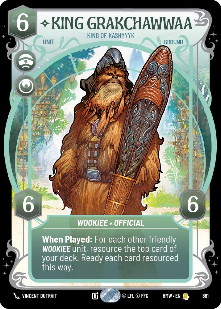 King Grakchawwaa - King of Kashyyyk (861) (Prestige Foil) (861) [Homeworlds] | Exor Games New Glasgow