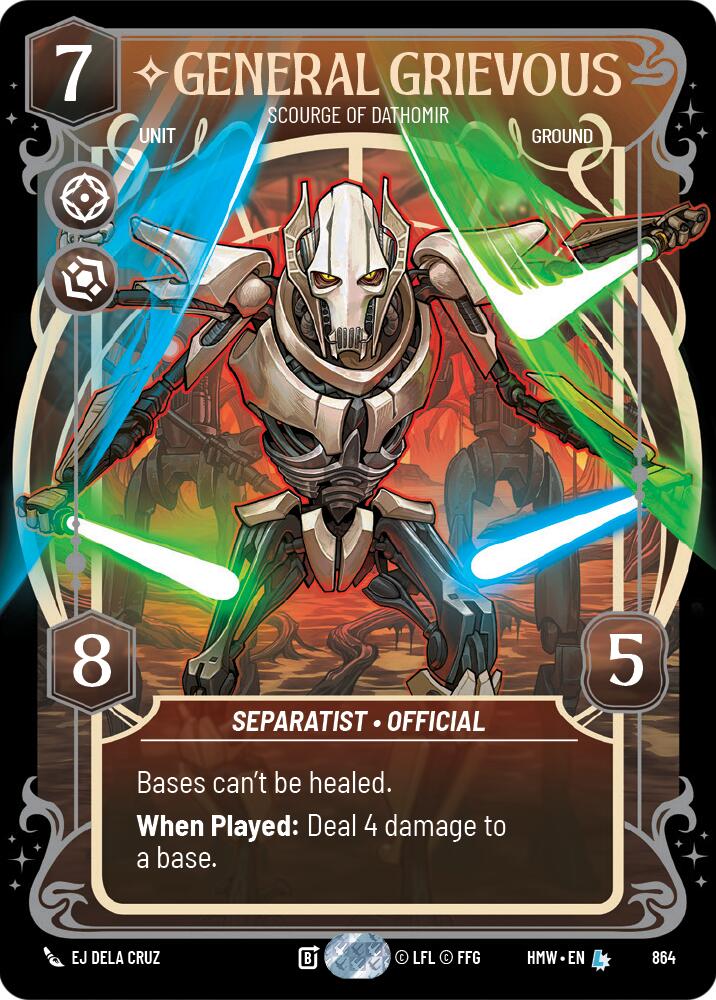 General Grievous - Scourge of Dathomir (864) (Prestige Foil) (864) [Homeworlds] | Exor Games New Glasgow