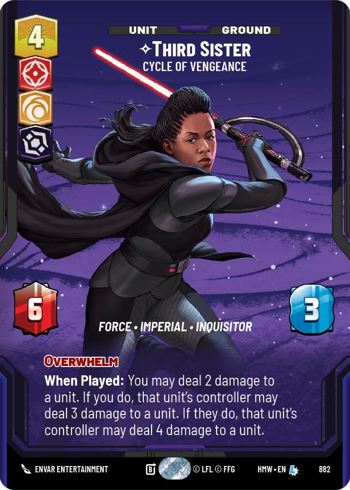 Third Sister - Cycle of Vengeance (882) (Prestige Foil) (882) [Homeworlds] | Exor Games New Glasgow