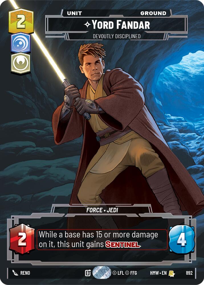 Yord Fandar - Devoutly Disciplined (892) (Prestige Foil) (892) [Homeworlds] | Exor Games New Glasgow