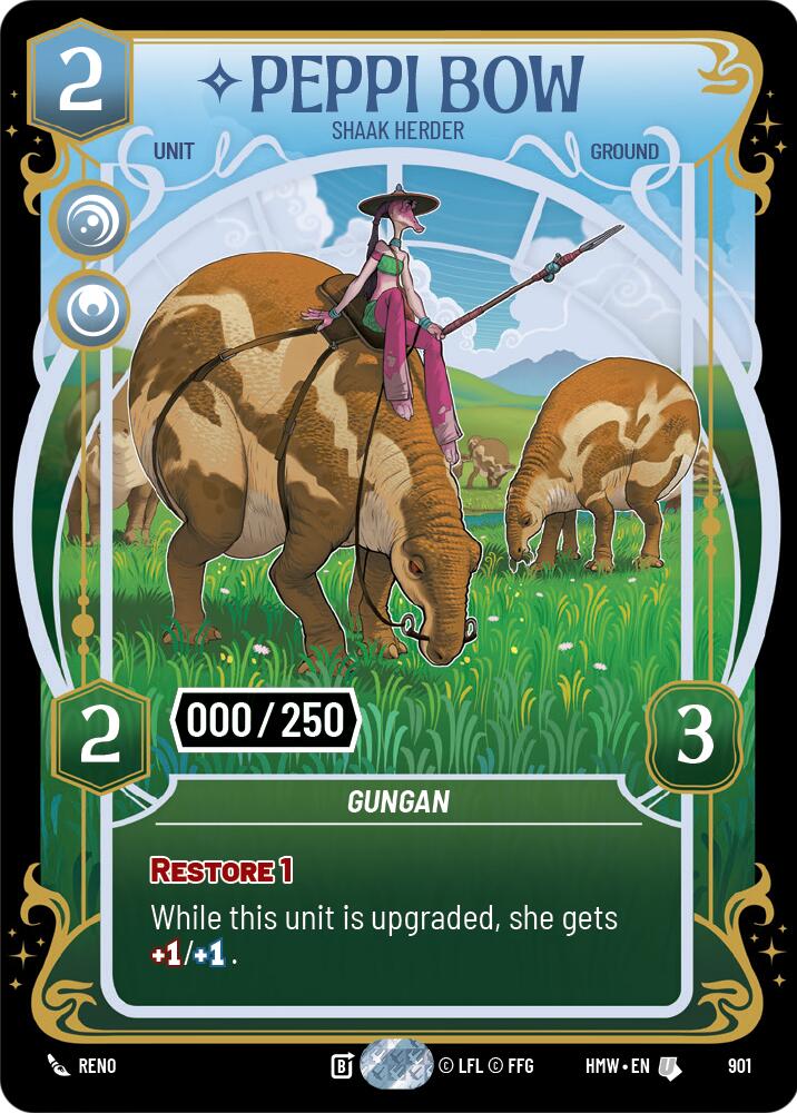 Peppi Bow - Shaak Herder (901) (Serialized) (901) [Homeworlds] | Exor Games New Glasgow