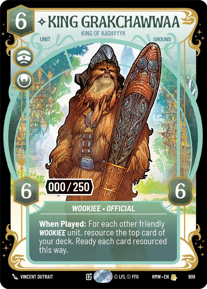 King Grakchawwaa - King of Kashyyyk (909) (Serialized) (909) [Homeworlds] | Exor Games New Glasgow