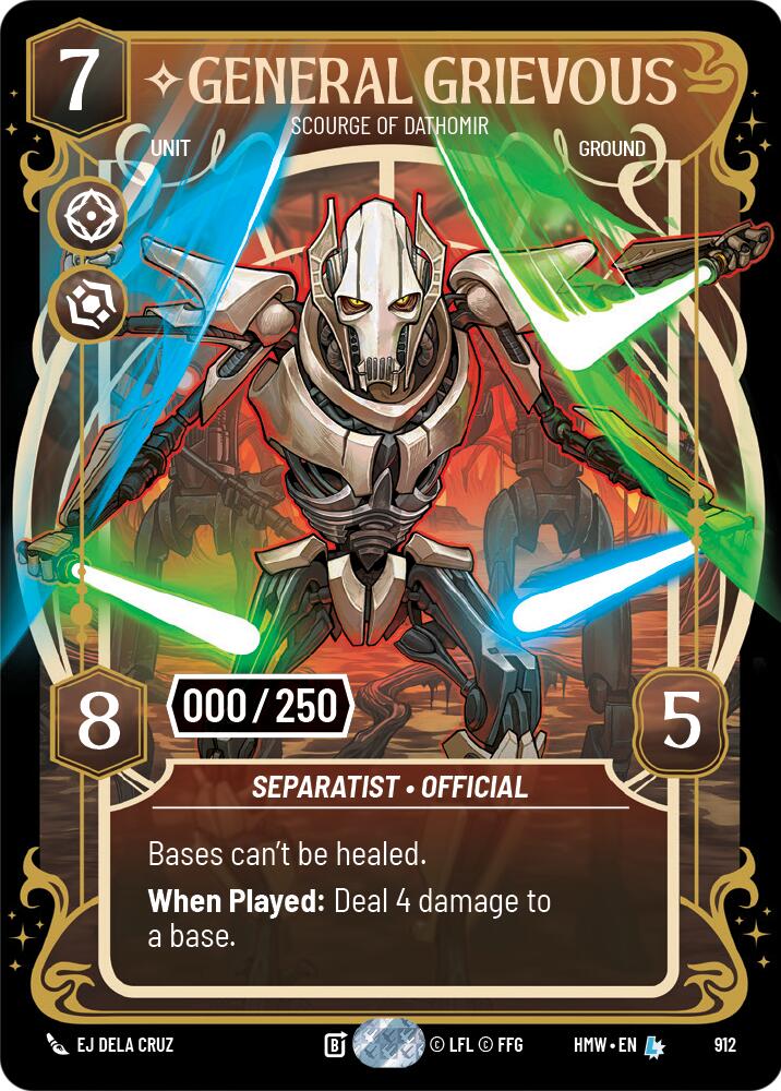 General Grievous - Scourge of Dathomir (912) (Serialized) (912) [Homeworlds] | Exor Games New Glasgow