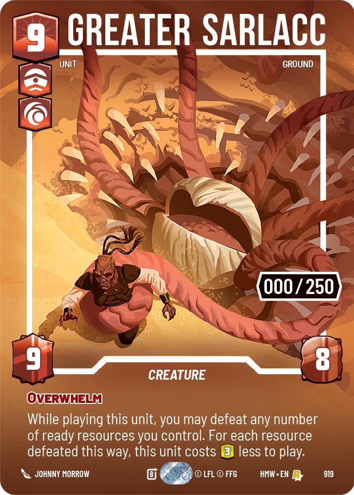 Greater Sarlacc (919) (Serialized) (919) [Homeworlds] | Exor Games New Glasgow