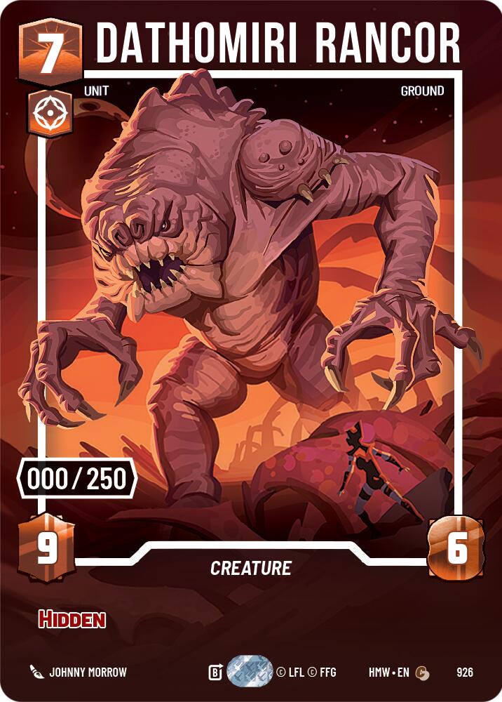 Dathomiri Rancor (926) (Serialized) (926) [Homeworlds] | Exor Games New Glasgow