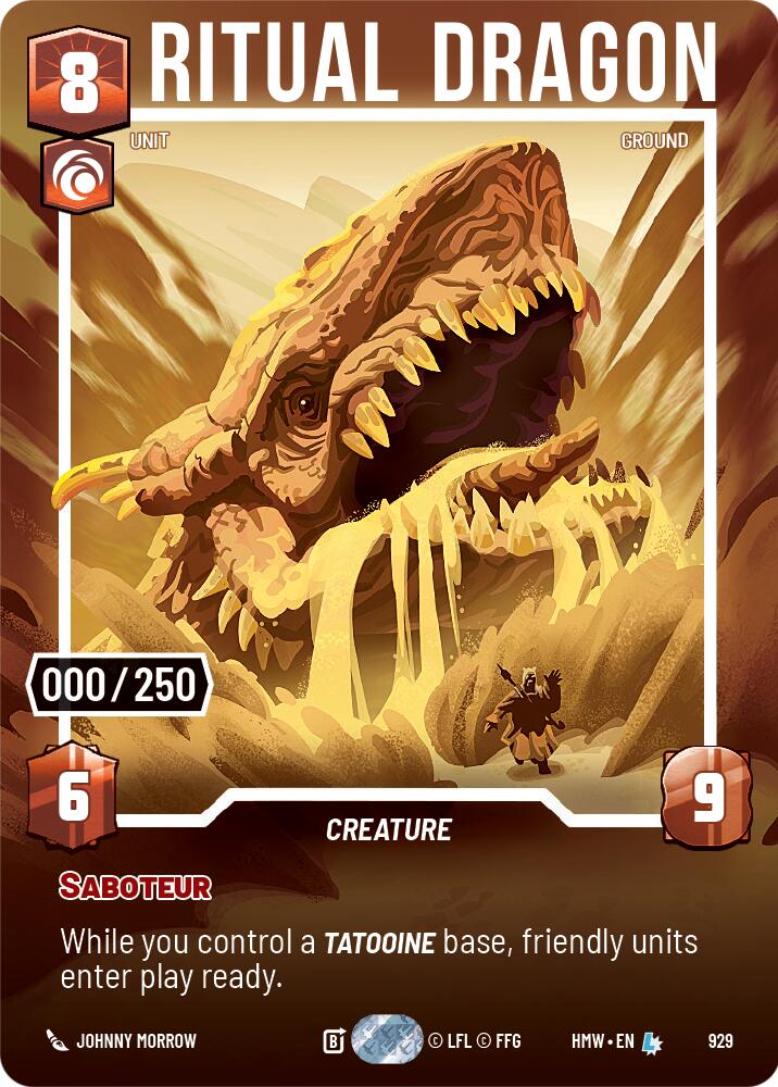 Ritual Dragon (929) (Serialized) (929) [Homeworlds] | Exor Games New Glasgow