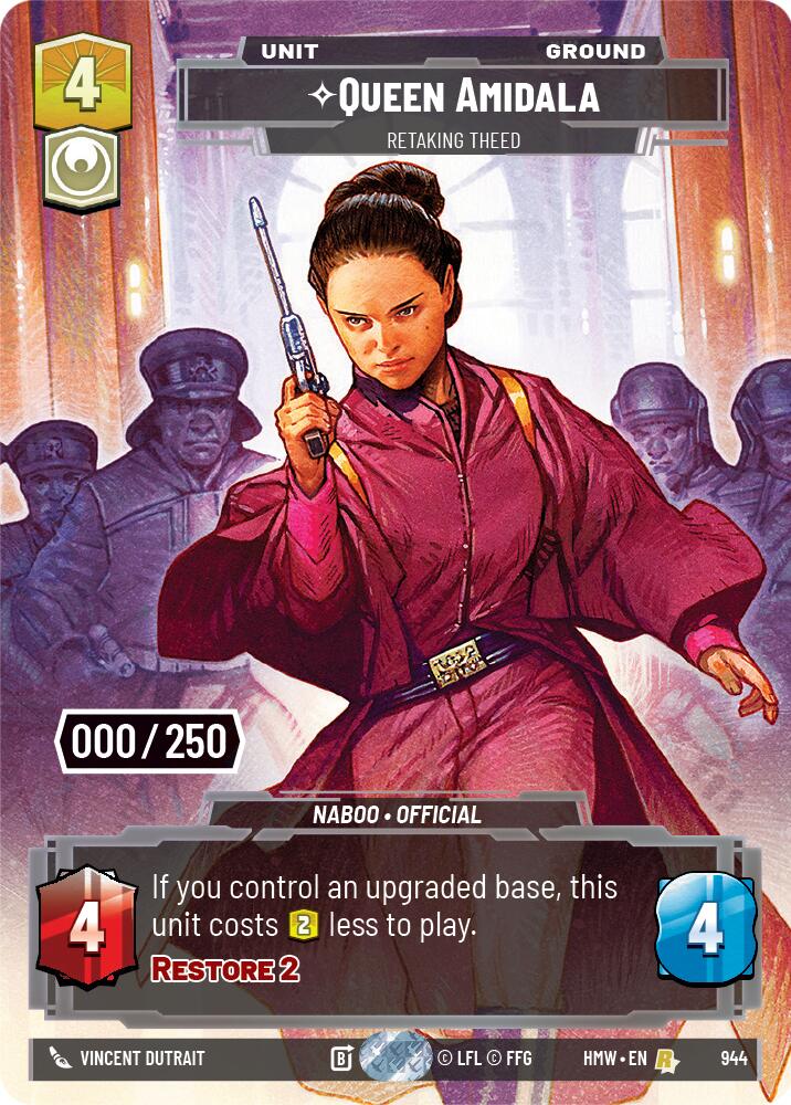 Queen Amidala - Retaking Theed (944) (Serialized) (944) [Homeworlds] | Exor Games New Glasgow