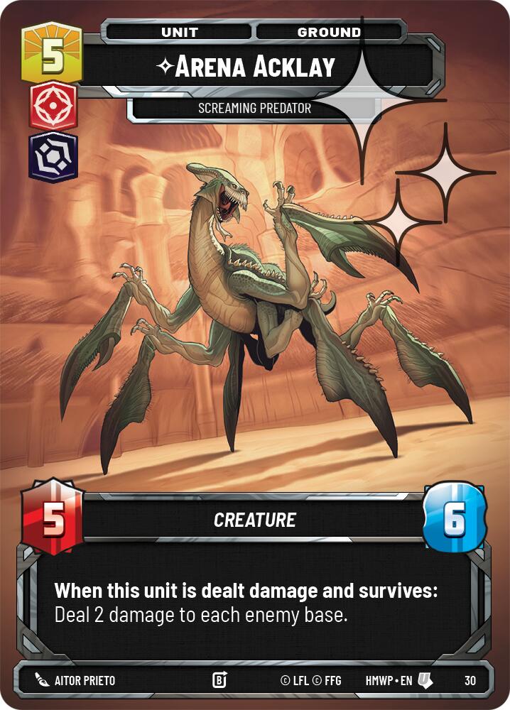 Arena Acklay - Screaming Predator (30) (Foil) (30) [Homeworlds: Weekly Play] | Exor Games New Glasgow