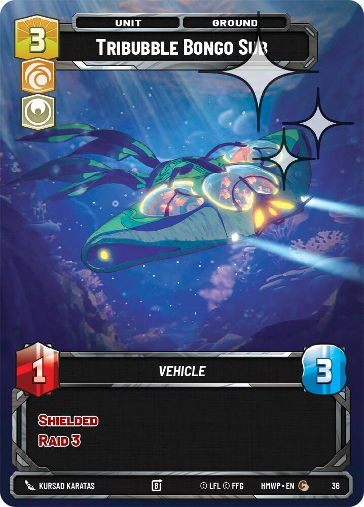 Tribubble Bongo Sub (36) (Foil) (36) [Homeworlds: Weekly Play] | Exor Games New Glasgow