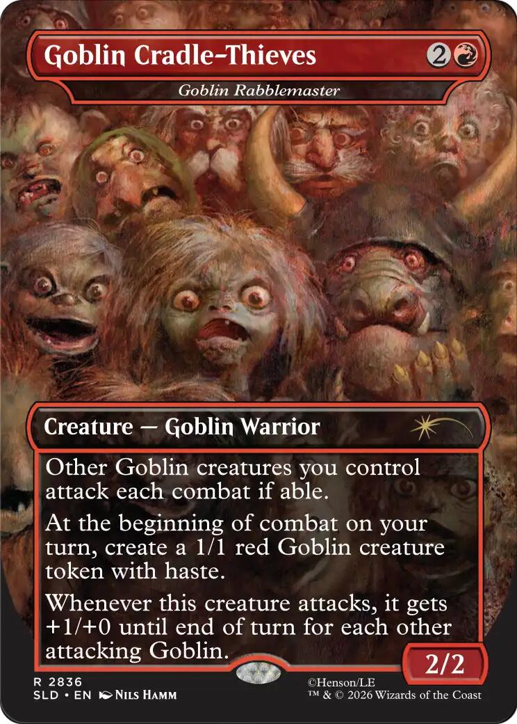 Goblin Cradle-Thieves - Goblin Rabblemaster [Secret Lair Drop Series] | Exor Games New Glasgow