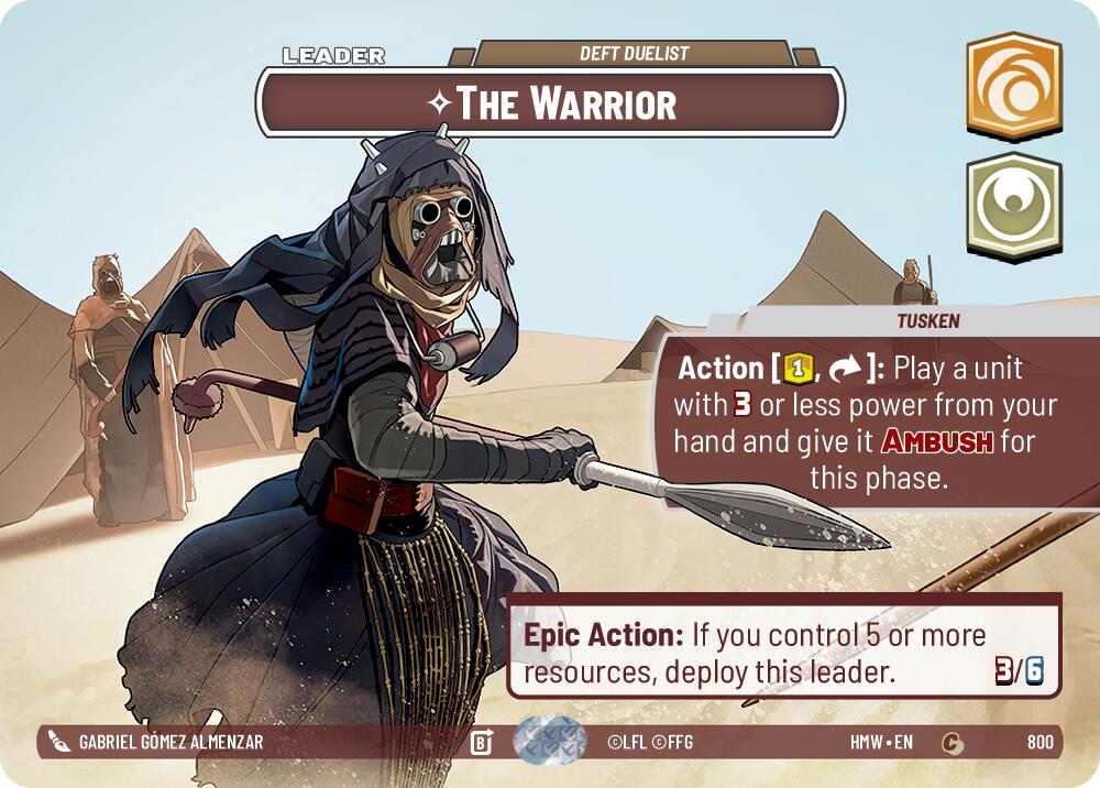 The Warrior - Deft Duelist (800) (Showcase) (800) [Homeworlds] | Exor Games New Glasgow