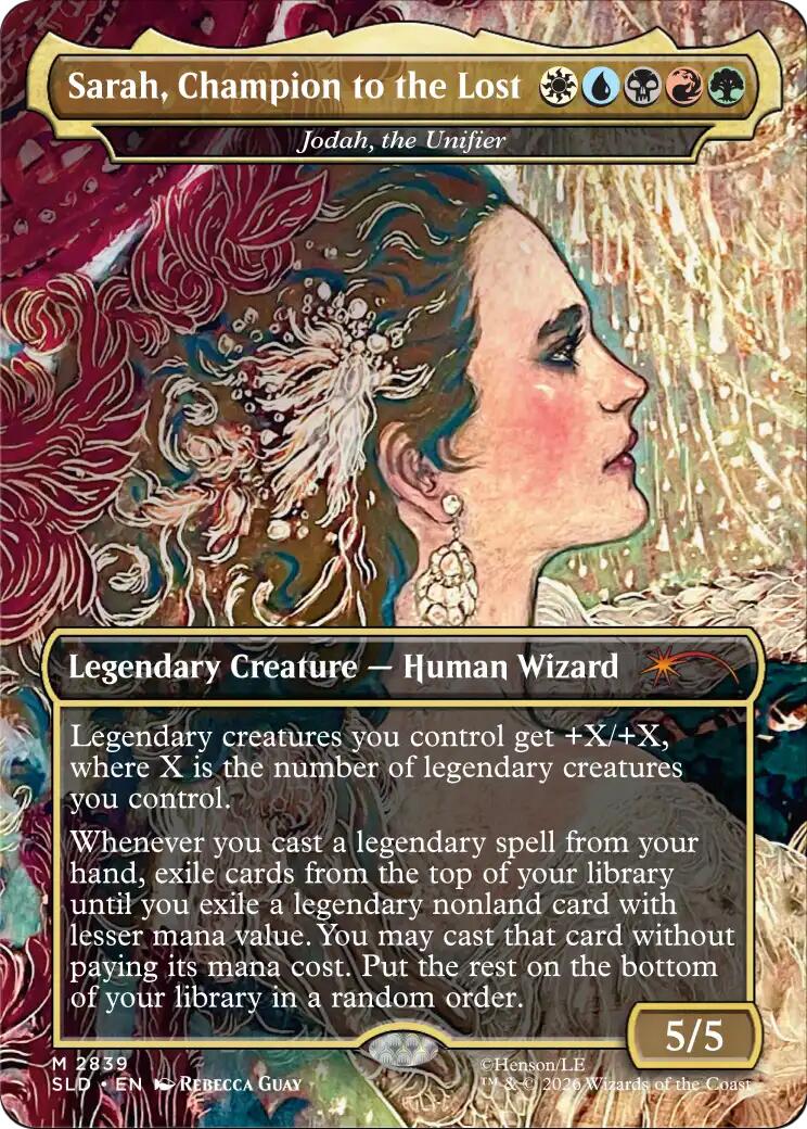 Sarah, Champion to the Lost - Jodah, the Unifier [Secret Lair Drop Series] | Exor Games New Glasgow