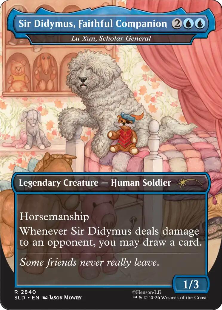 Sir Didymus, Rider of Ambrosius - Lu Xun, Scholar General [Secret Lair Drop Series] | Exor Games New Glasgow