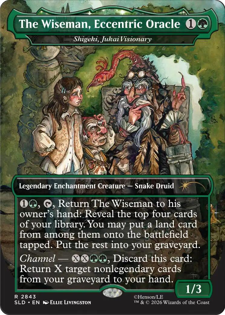 The Wiseman, Eccentric Oracle - Shigeki, Jukai Visionary [Secret Lair Drop Series] | Exor Games New Glasgow