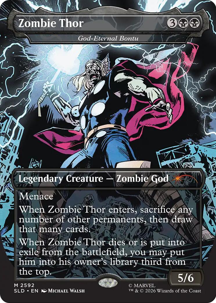 Zombie Thor - God-Eternal Bontu [Secret Lair Drop Series] | Exor Games New Glasgow