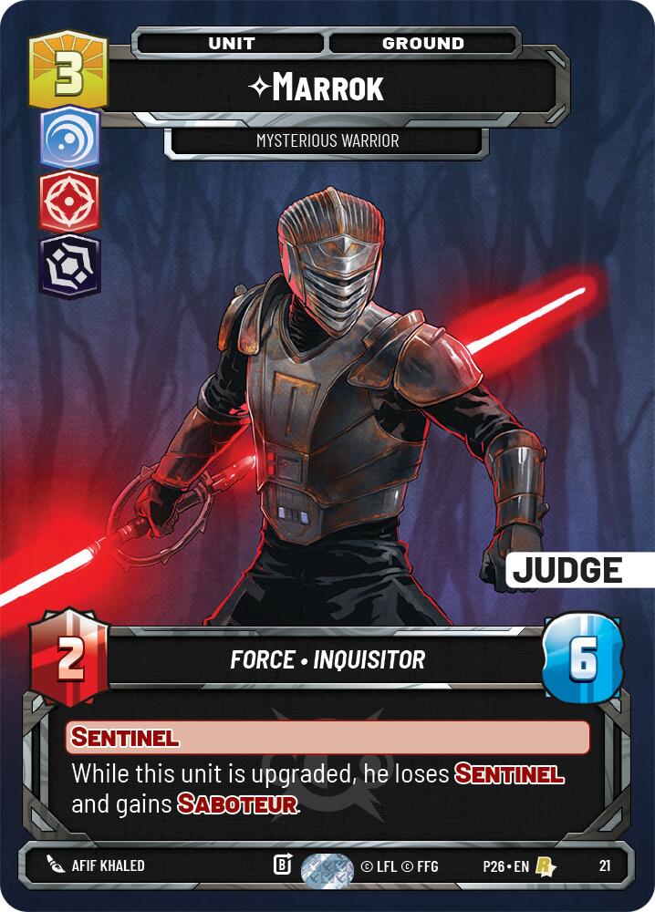 Marrok - Mysterious Warrior (21) (21) [Judge Promos] | Exor Games New Glasgow