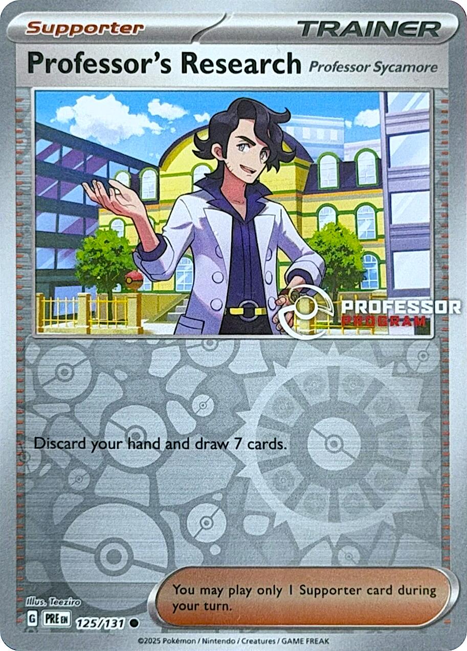 Professor's Research [Professor Sycamore] - 125/131 [Professor Program Promos] | Exor Games New Glasgow