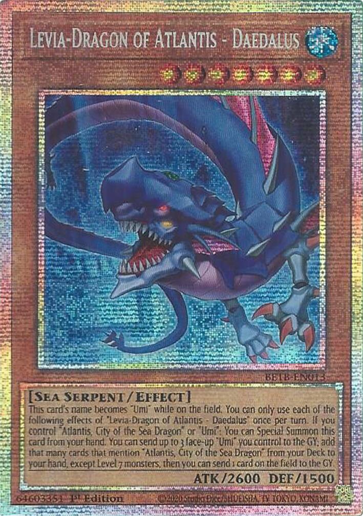Levia-Dragon of Atlantis - Daedalus (Starlight Rare) [BETB-EN013] Starlight Rare | Exor Games New Glasgow