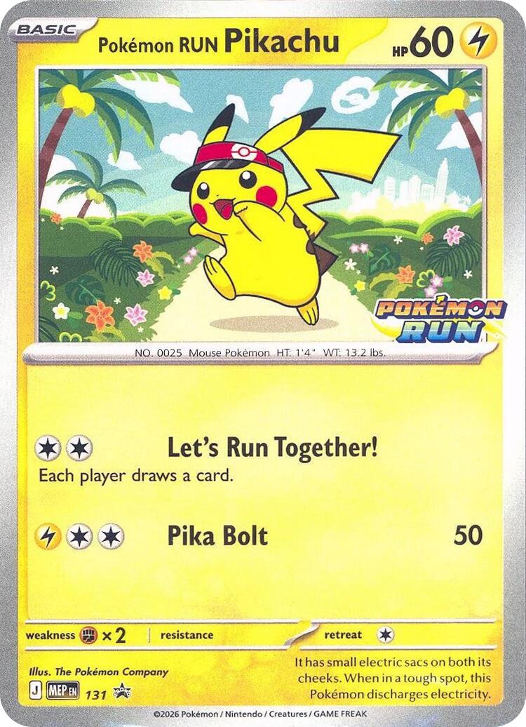 Pokemon Run Pikachu (131) [Miscellaneous Cards] | Exor Games New Glasgow