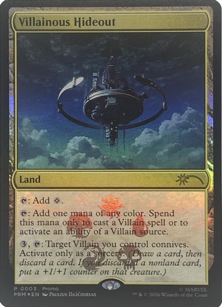 Villainous Hideout [Marvel Super Heroes Promos] | Exor Games New Glasgow
