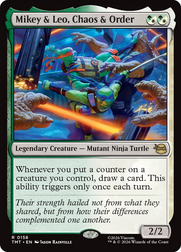 Mikey & Leo, Chaos & Order [Teenage Mutant Ninja Turtles] | Exor Games New Glasgow