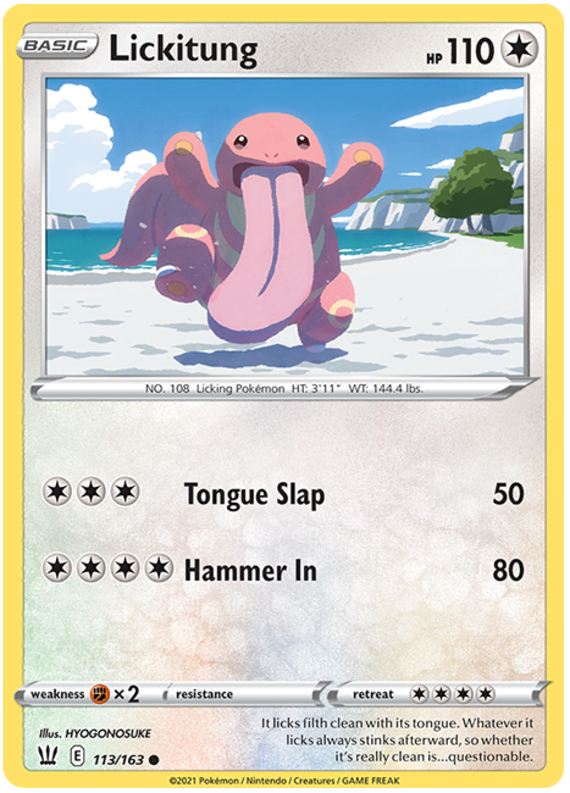 Lickitung (113/163) [Sword & Shield: Battle Styles] | Exor Games New Glasgow